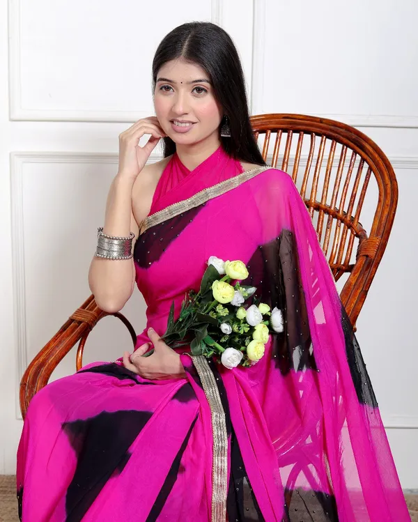 Black_Chiffon_Sarees_For_Women_Fancy_Party_Wear_Sarees,_Wedding_Sarees,_Farewell_Sarees,_Printed_Sarees,_Designer_Sarees,_Bollywood_Sarees,_Latest_Sarees_Trendy_Sarees_Leheriya_Saree,_Sarees_For_Farewell_Party,_Latest_Saree_Design,_Pink_Sarees