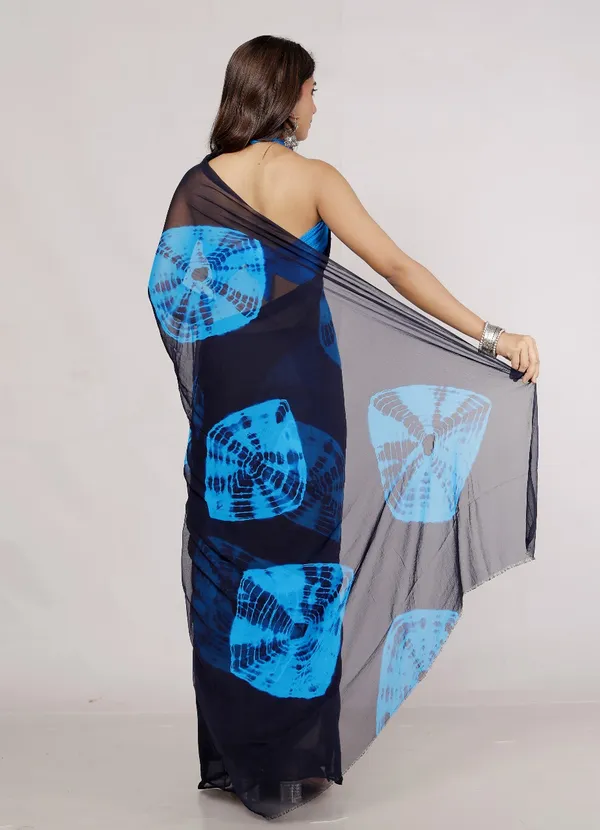 Blue_Pure_Chiffon_Printed_Saree_Bandhini_Printed_Sarees_For_Women