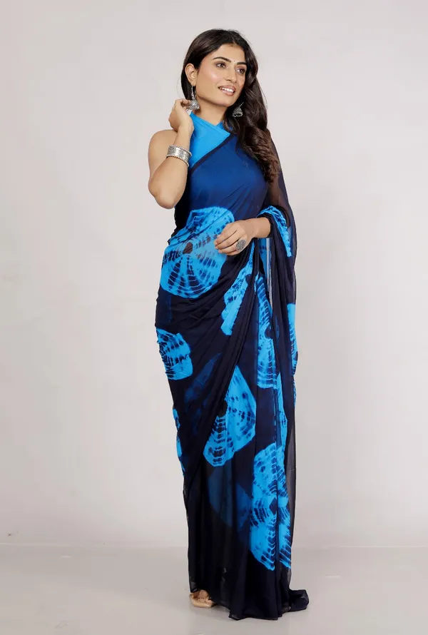 Blue_Pure_Chiffon_Printed_Saree_Bandhini_Printed_Sarees_For_Women
