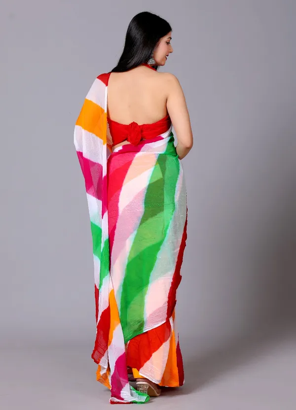 Multicolor_Pure_Chiffon_Trendy_Leheriya_Chiffon_Sarees_For_Women