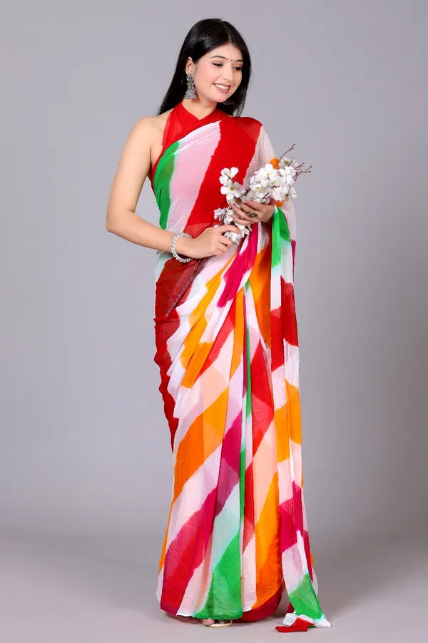 Multicolor_Pure_Chiffon_Trendy_Leheriya_Chiffon_Sarees_For_Women
