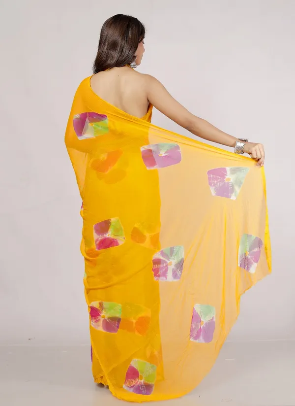 Yellow_Pure_Chiffon_Printed_Saree_Bandhini_Printed_Sarees_For_Women