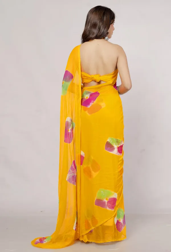 Yellow_Pure_Chiffon_Printed_Saree_Bandhini_Printed_Sarees_For_Women