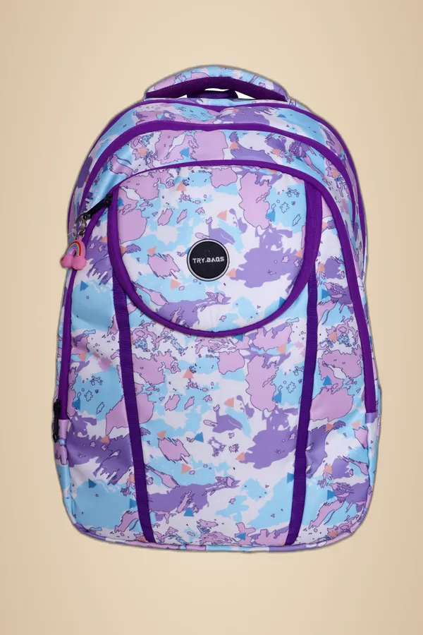Waterproof_Purple_Flora_34_Liters_Unisex_School_College_Backpack