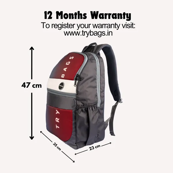 Waterproof_Grey_Campus_Backpack_Double_Compartment_School_Bag_35L