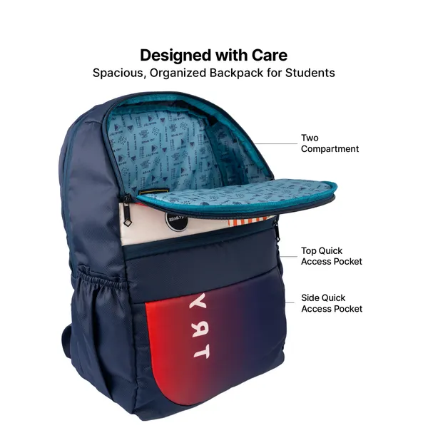 Waterproof_Dark_Blue_Campus_Backpack_Double_Compartment_School_Bag_35L