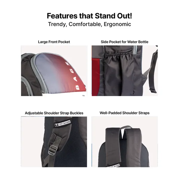 Waterproof_Grey_Campus_Backpack_Double_Compartment_School_Bag_35L