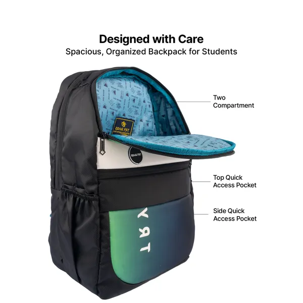 Waterproof_Black_Campus_Backpack_Double_Compartment_School_Bag_35L