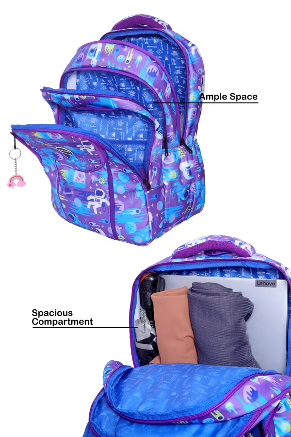 Waterproof_White_Purple_Flora_34_Liters_Unisex_School_College_Backpack