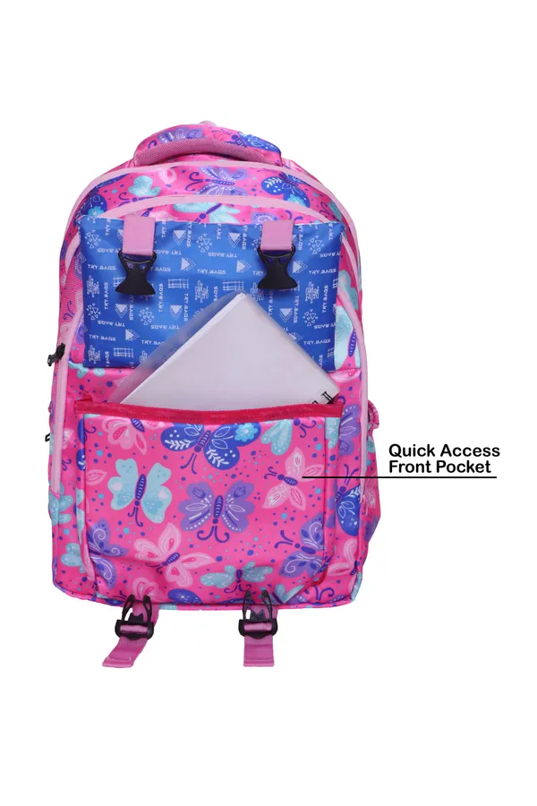 Waterproof_Pink_Flora_34_Liters_Unisex_School_College_Backpack