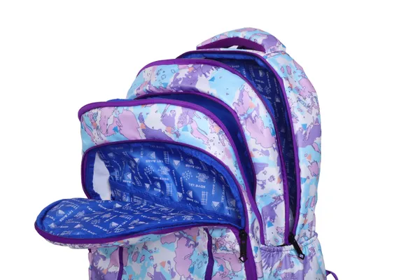 Waterproof_Purple_Flora_34_Liters_Unisex_School_College_Backpack