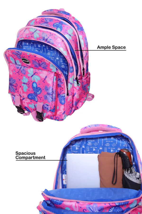 Waterproof_Pink_Flora_34_Liters_Unisex_School_College_Backpack