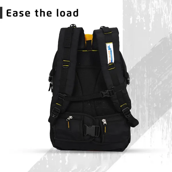 Waterproof_Zed_Black_Hammer_Chase_Unisex_Nylon_45L_Travel_Laptop_Backpack_Water_Resistant_Slim_Durable_Fits_Up_To_17.3_Inch_Laptop_Notebook