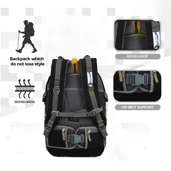 Waterproof_Black_&_Grey_Hammer_Chase_Unisex_Nylon_45L_Travel_Laptop_Backpack_Water_Resistant_Slim_Durable_Fits_Up_To_17.3_Inch_Laptop_Notebook