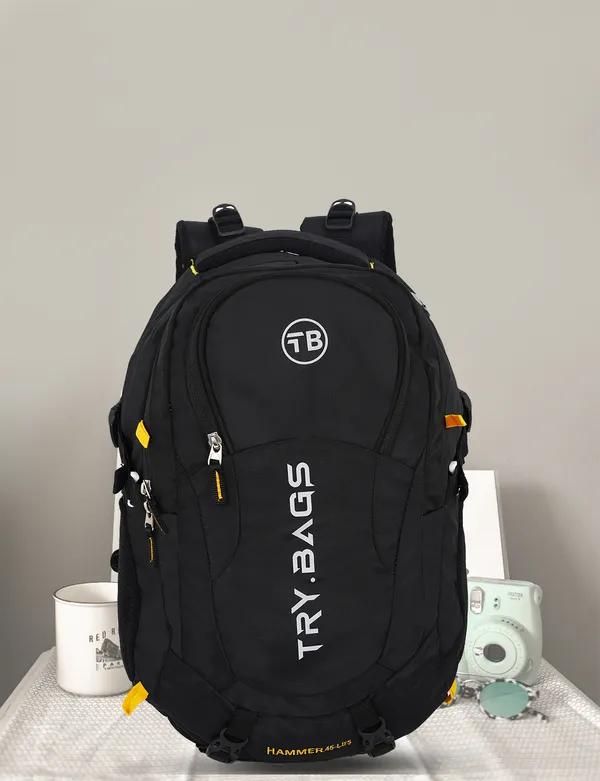 Waterproof_Zed_Black_Hammer_Chase_Unisex_Nylon_45L_Travel_Laptop_Backpack_Water_Resistant_Slim_Durable_Fits_Up_To_17.3_Inch_Laptop_Notebook