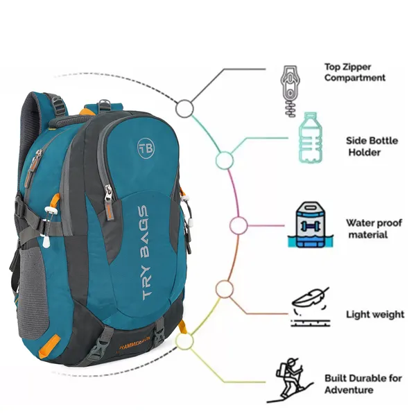 Waterproof_Airforce_&_Grey_Hammer_Chase_Unisex_Nylon_45L_Travel_Laptop_Backpack_Water_Resistant_Slim_Durable_Fits_Up_To_17.3_Inch_Laptop_Notebook