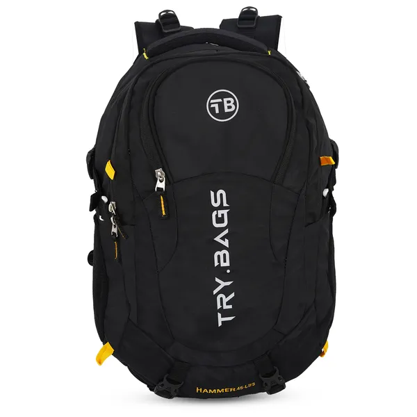 Waterproof_Zed_Black_Hammer_Chase_Unisex_Nylon_45L_Travel_Laptop_Backpack_Water_Resistant_Slim_Durable_Fits_Up_To_17.3_Inch_Laptop_Notebook