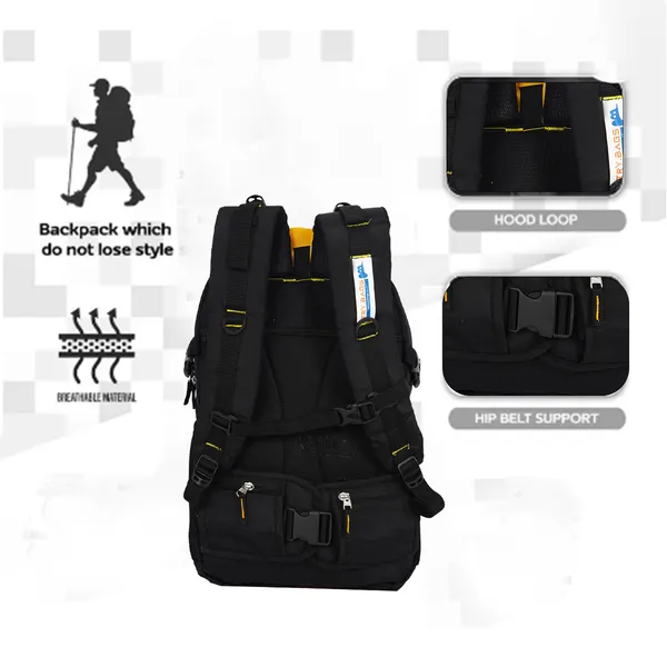 Waterproof_Zed_Black_Hammer_Chase_Unisex_Nylon_45L_Travel_Laptop_Backpack_Water_Resistant_Slim_Durable_Fits_Up_To_17.3_Inch_Laptop_Notebook