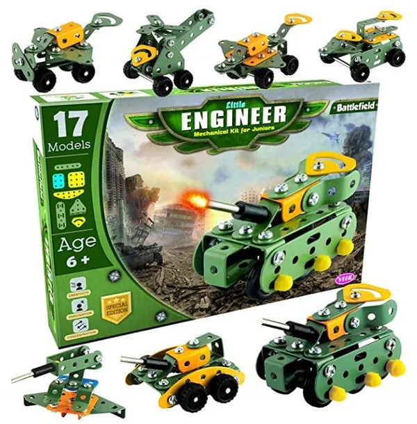 Multicolour_Little_Engineer_Battlefield_|Stem_Mechanical_&_Educational_Diy_Toy_Kit_For_Kids
