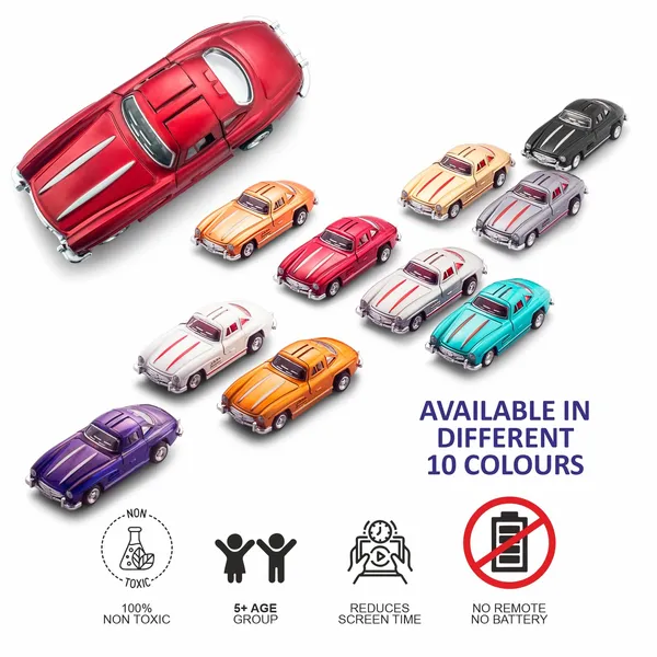 Multicolour_Classics_Pull-Back_Action_Toy_Car_-_Realistic_Design,_Openable_Doors,_Scale_Model_For_Kids