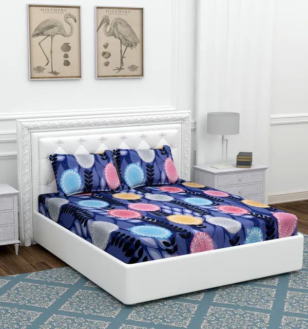 Crystal_Mix_Gola_Microfiber_With_1_Double_Bedsheet_|_(90*90)_&_2_Pillow_Covers_(18*28)