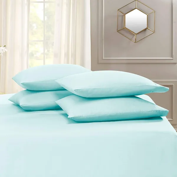 Aqua_Single_Solid_Microfiber_With_1_Single_Bedsheet_|_(60*90)_&_1_Pillow_Cover_(18*28)