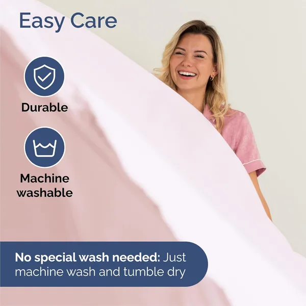 Rosepink_Solid_Microfiber_With_1_Double_Bedsheet_|_(90*95)_&_2_Pillow_Covers_(18*28)