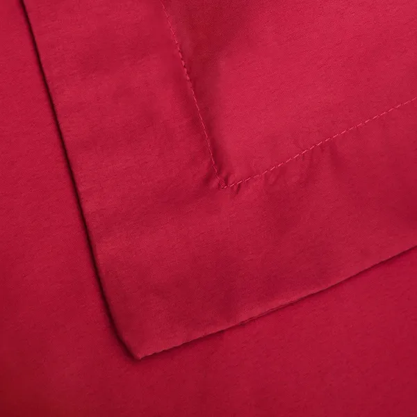 Red_Microfiber_Solid_Fitted_With_1_Double_Bedsheet_|_(72*78)_&_2_Pillow_Covers_(18*28)