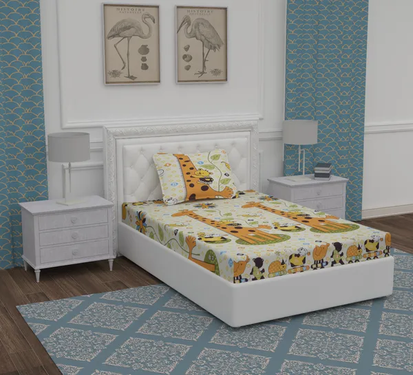 Jungle_Book_Single_Microfiber_With_1_Single_Bedsheet_|_(60*90)_&_1_Pillow_Cover_(18*28)
