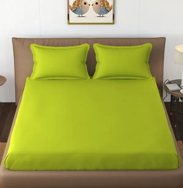 Neon_Microfiber_Solid_Fitted_With_1_Double_Bedsheet_|_(72*78)_&_2_Pillow_Covers_(18*28)