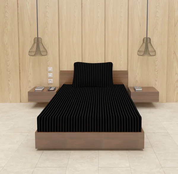 Black_Stp_Single_Microfiber_With_1_Single_Bedsheet_|_(60*90)_&_1_Pillow_Cover_(18*28)