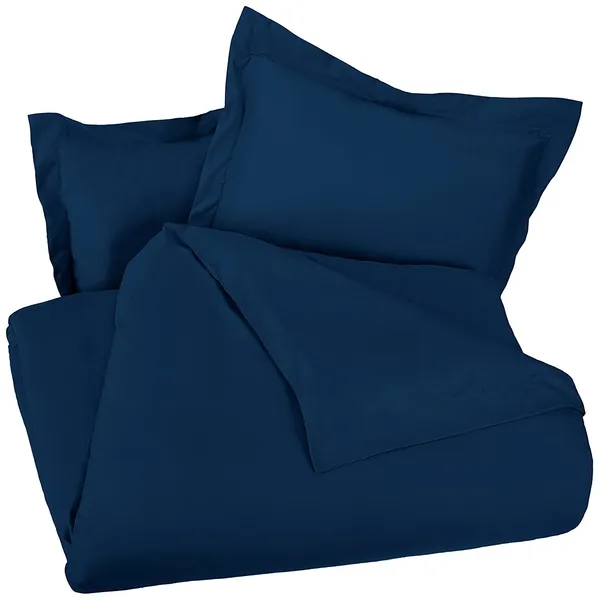 Navy_Solid_Microfiber_With_1_Double_Bedsheet_|_(90*95)_&_2_Pillow_Covers_(18*28)
