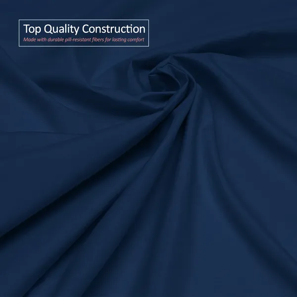 Navy_Single_Solid_Microfiber_With_1_Single_Bedsheet_|_(60*90)_&_1_Pillow_Cover_(18*28)