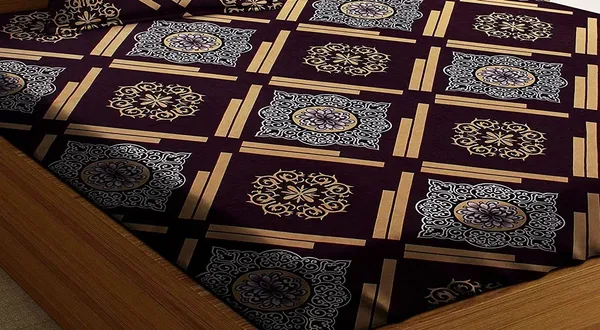 Brown_Golden_ASHley_Fitted_Microfiber_With_1_Double_Bedsheet_|_(72*78)_&_2_Pillow_Covers_(18*28)