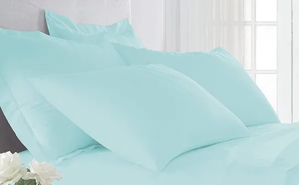 Aqua_Solid_Microfiber_With_1_Double_Bedsheet_|_(90*95)_&_2_Pillow_Covers_(18*28)