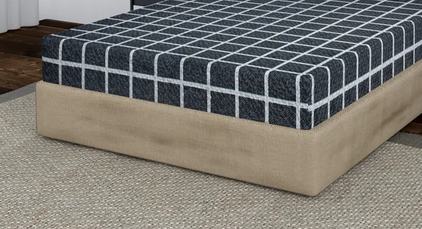 Black_Check_Fitted_Microfiber_With_1_Double_Bedsheet_|_(72*78)_&_2_Pillow_Covers_(18*28)