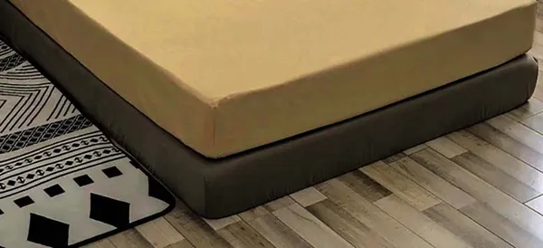 Beige_Microfiber_Solid_Fitted_With_1_Double_Bedsheet_|_(72*78)_&_2_Pillow_Covers_(18*28)