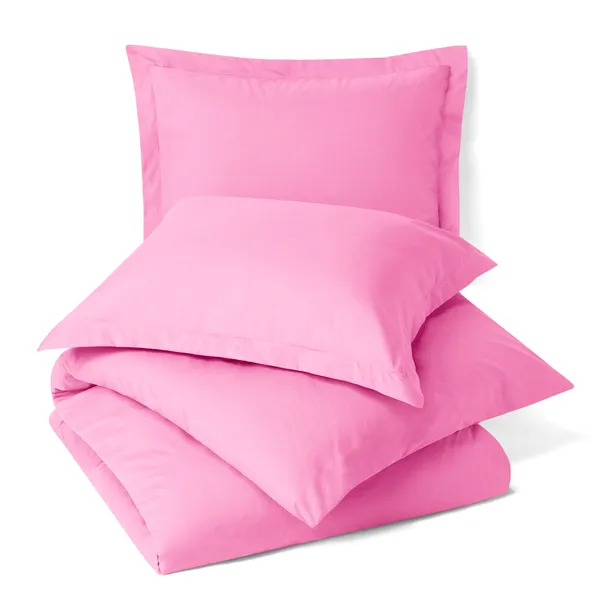 Pink_Solid_Microfiber_With_1_Double_Bedsheet_|_(90*95)_&_2_Pillow_Covers_(18*28)