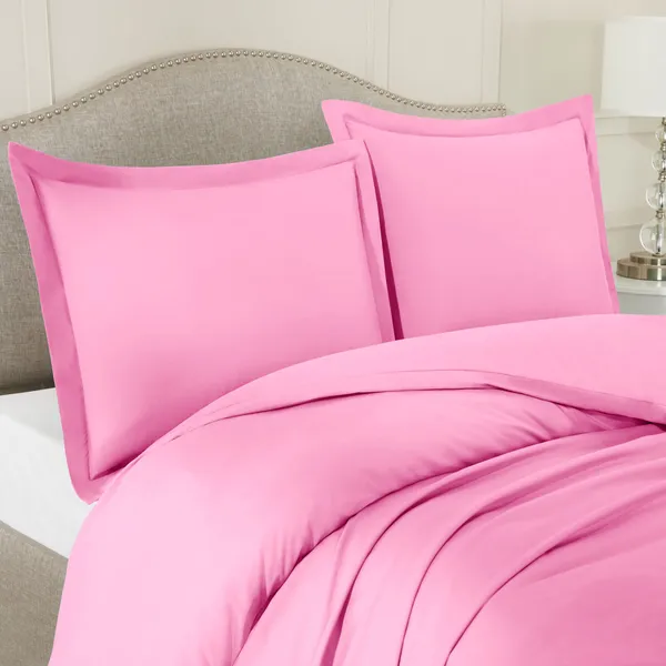 Pink_Solid_Microfiber_With_1_Double_Bedsheet_|_(90*95)_&_2_Pillow_Covers_(18*28)