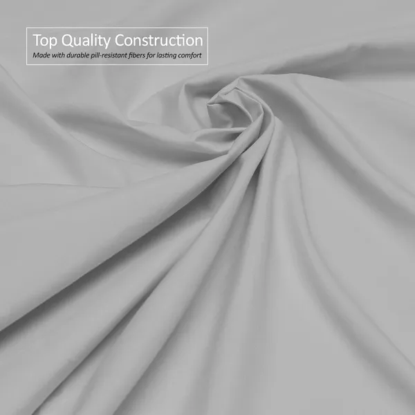 Grey_Microfiber_Solid_Fitted_With_1_Double_Bedsheet_|_(72*78)_&_2_Pillow_Covers_(18*28)