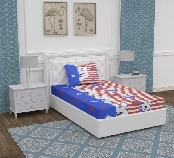 Red_Rabbit_Single_Microfiber_With_1_Single_Bedsheet_|_(60*90)_&_1_Pillow_Cover_(18*28)