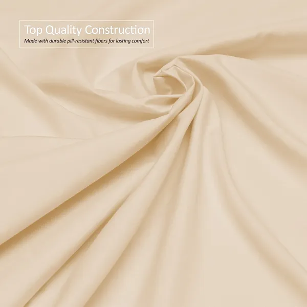 Ivory_Single_Solid_Microfiber_With_1_Single_Bedsheet_|_(60*90)_&_1_Pillow_Cover_(18*28)