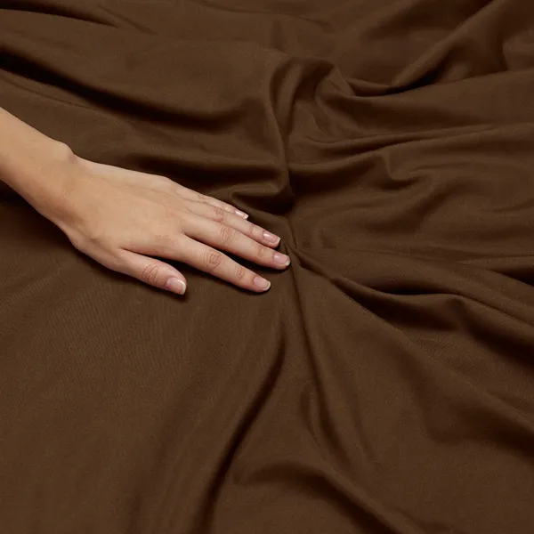 Brown_Single_Solid_Fitted_Microfiber_With_1_Single_Bedsheet_|_(36*78)_&_1_Pillow_Cover_(18*28)