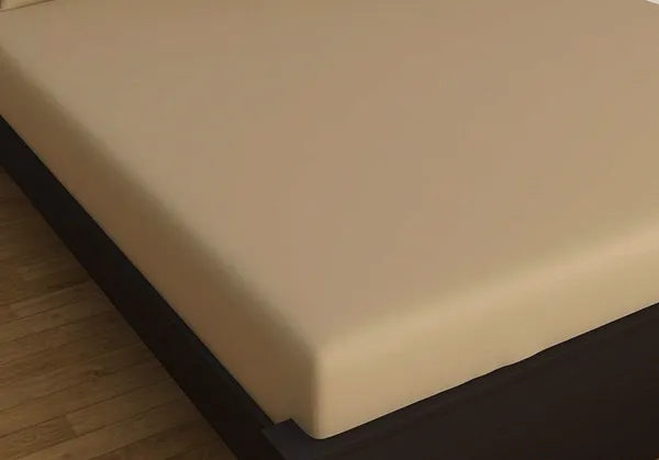 Beige_Single_Solid_Fitted_Microfiber_With_1_Single_Bedsheet_|_(36*78)_&_1_Pillow_Cover_(18*28)