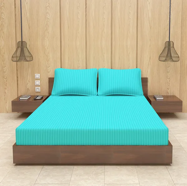 Aqua_Stp_Microfiber_With_1_Double_Bedsheet_|_(90*95)_&_2_Pillow_Covers_(18*28)