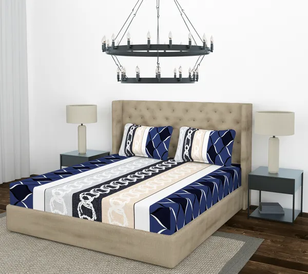 Blue_Ring_Fitted_Microfiber_With_1_Double_Bedsheet_|_(72*78)_&_2_Pillow_Covers_(18*28)