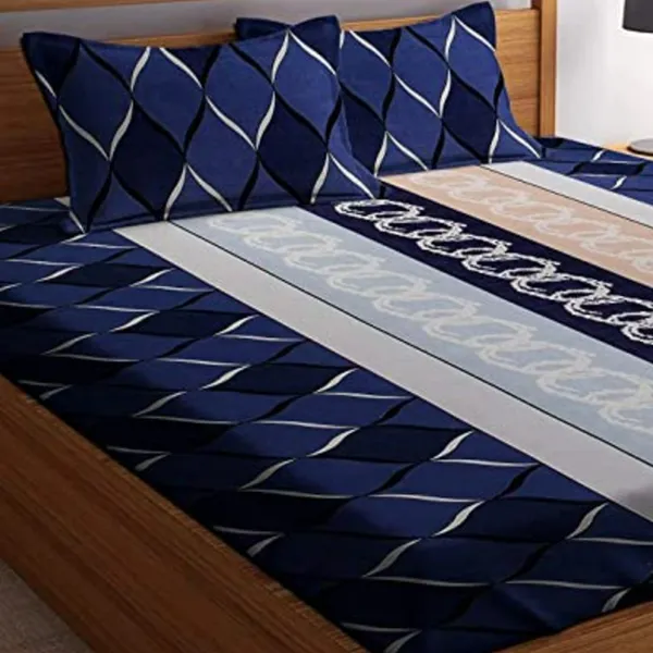 Blue_Ring_Fitted_Microfiber_With_1_Double_Bedsheet_|_(72*78)_&_2_Pillow_Covers_(18*28)