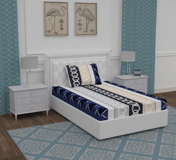 Blue_Ring_Single_Microfiber_With_1_Single_Bedsheet_|_(60*90)_&_1_Pillow_Cover_(18*28)