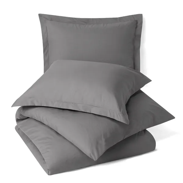 Dark_Grey_Solid_Microfiber_With_1_Double_Bedsheet_|_(90*95)_&_2_Pillow_Covers_(18*28)