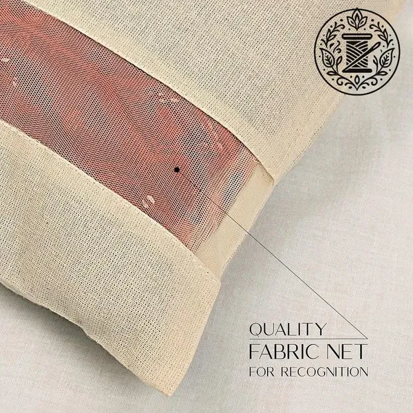 Set_Of-18_Beige_Cotton_Saree_Storage_Covers_With_Mesh_Window_And_Zipper,_16_X_14_Inches